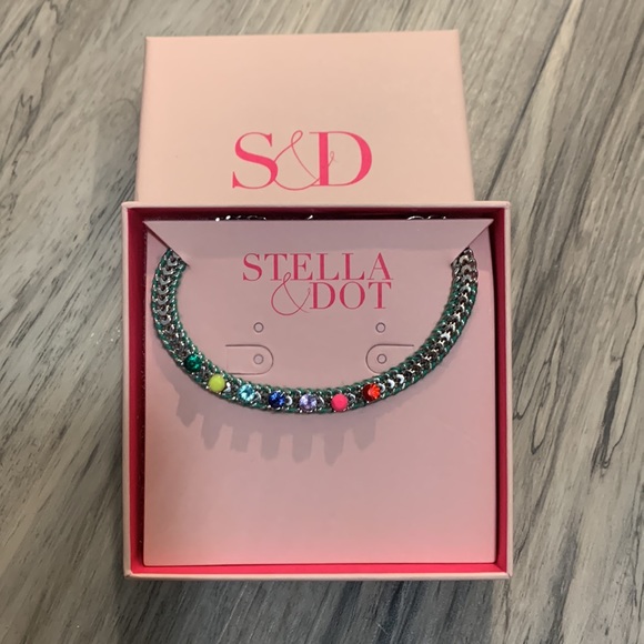 Stella & Dot Rainbow Bracelet Sliver Women’s - Picture 2 of 3
